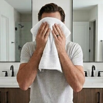 Set Toallón Y Toalla Liso 100% Algodón