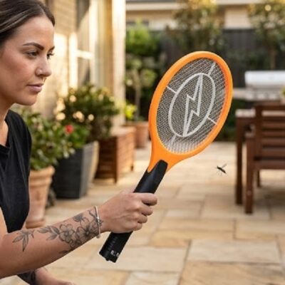 Raqueta Eléctrica Matamoscas Recargable Full Control Eficaz