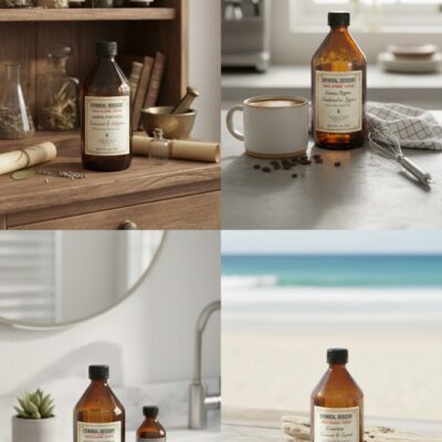 Envase Ámbar Premium 500 Ml Reutilizable X 6