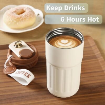 Vaso Termico Acero Inoxidable Con Sensor Inteligente Café