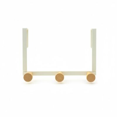 Perchero Organizador Puerta Sin Instalación 3 Ganchos