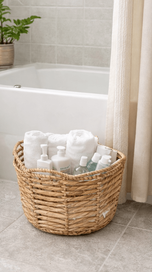 Pack Cestos Organizadores Fibra Natural Con Manijas Canastos - Imagen 21