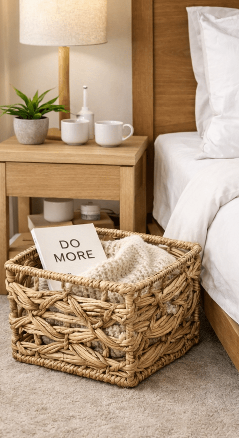 Pack Cestos Organizadores Fibra Natural Con Manijas Canastos - Imagen 38